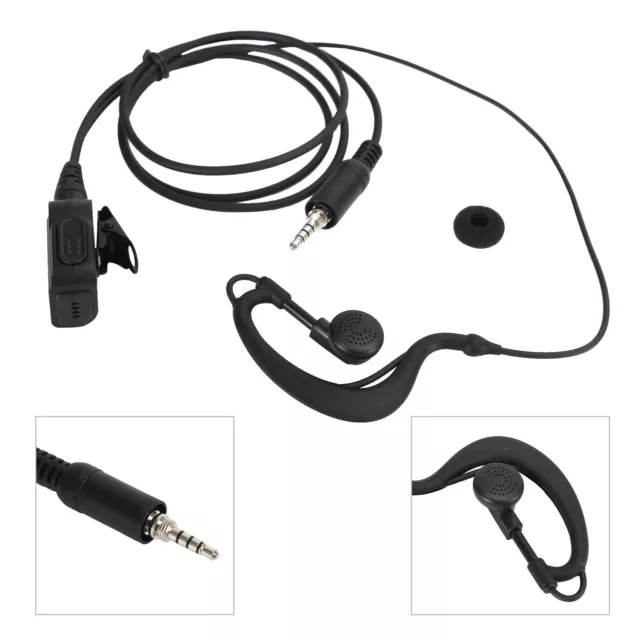 G-Shape Earpiece Headset Oval PTT MIC For ICOM IC-M33 M34 M36 M23 M24 M25 RS-35M