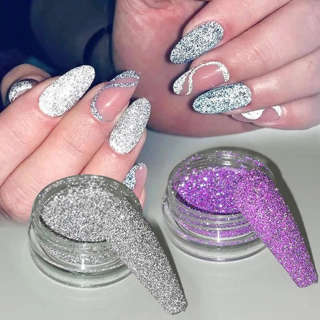 Dijes de pigmento de cristal pigmento diamante lentejuelas en polvo reflectante polvo holográfico