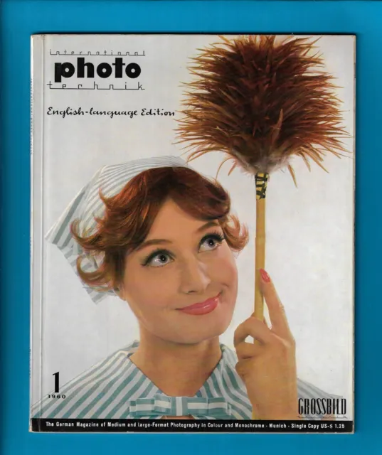 Vintage International Photo Technik Magazine English Language Edition 1/1960