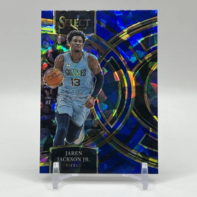 JAREN JACKSON JR 2023-24 Panini Select Blue Cracked Ice