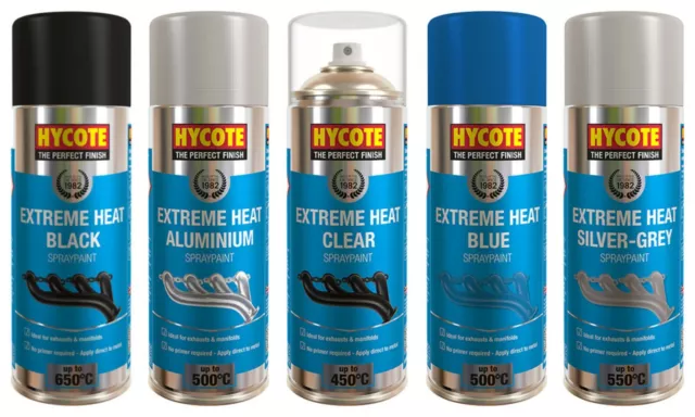 High Temperature Spray Paint  upto 650°C for Engine Block Exhaust Manifold 400ml