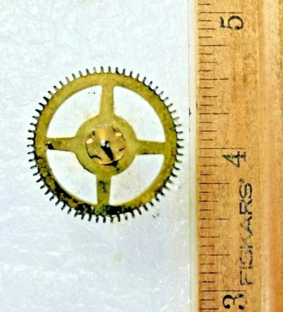 Old Kienzle Clock Movement Strike Side 5th Wheel (See Pics To ID Mvmt) (K6811)