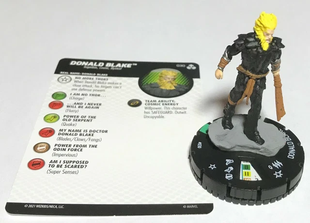 DONALD BLAKE 030 War of the Realms Marvel HeroClix