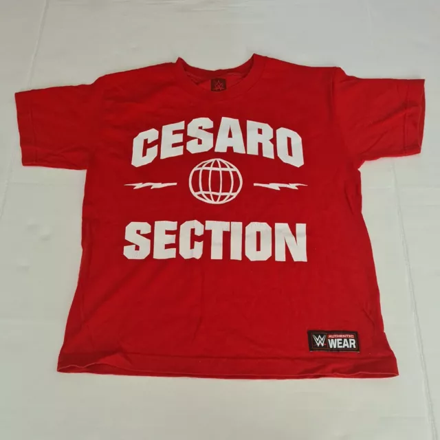Wwe Cesaro Section Youth Medium Wwe Tshirt Red 2016