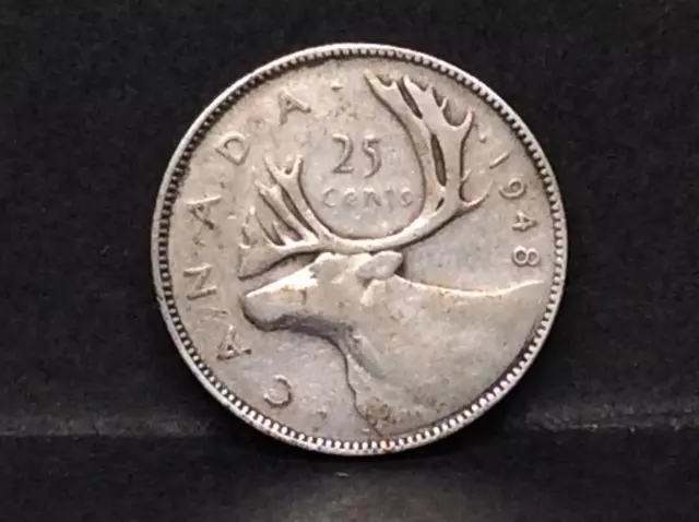 Canada 25 Cents - 1948