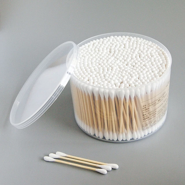 Aplicadores de maquillaje algodón hisopos de algodón para el hogar hisopo de algodón sanitario