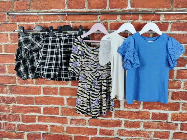 Girls Bundle Age 6-7 Years Next Gap H&M Skirts T-Shirts Bardot Top Party 122Cm