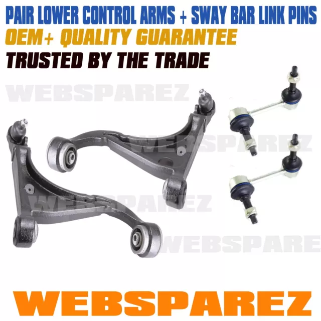 2 Ford Falcon AU 2 BA BF Front Lower Control Arms XR6 XR8 & Front Swaybar link