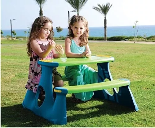 Childrens Picnic Bench / Activity Station. Multi Use, In or Outdoor Use.