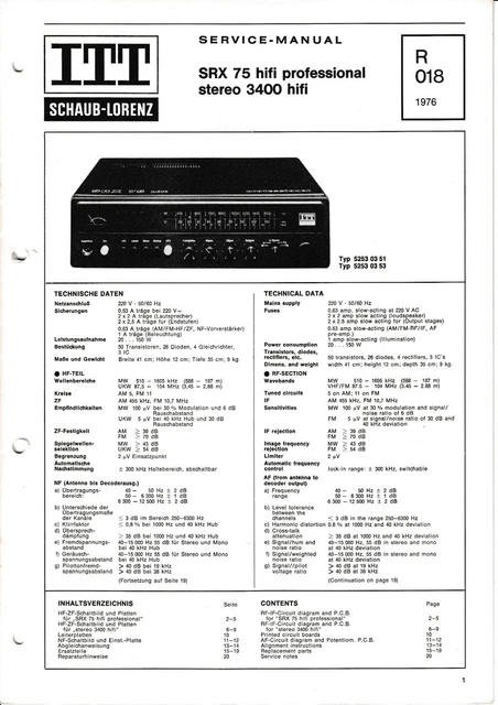 ITT Schaub-Lorenz - HiFi 80 - Amplificador estéreo