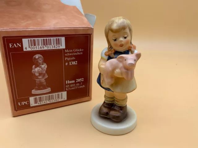 Hummel Figura 2052 Mi Suerte de Cerdo 9 Cm. 1 Wahl - Incl. Emb.orig - Superior