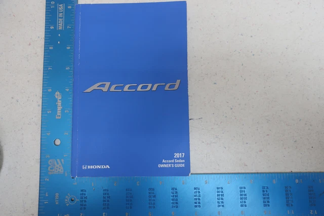 2017 17 Honda Accord Sedan Owner's Manual Book Free Shipping  Om527