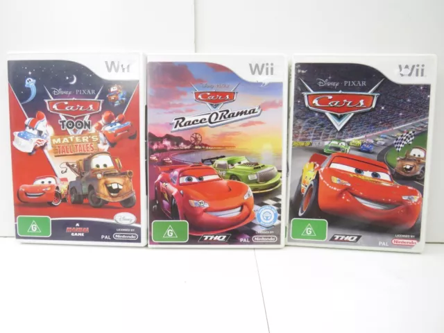 Disney Pixar Cars Race-O-Rama Nintendo Wii PAL Game With Manual – Retro Unit