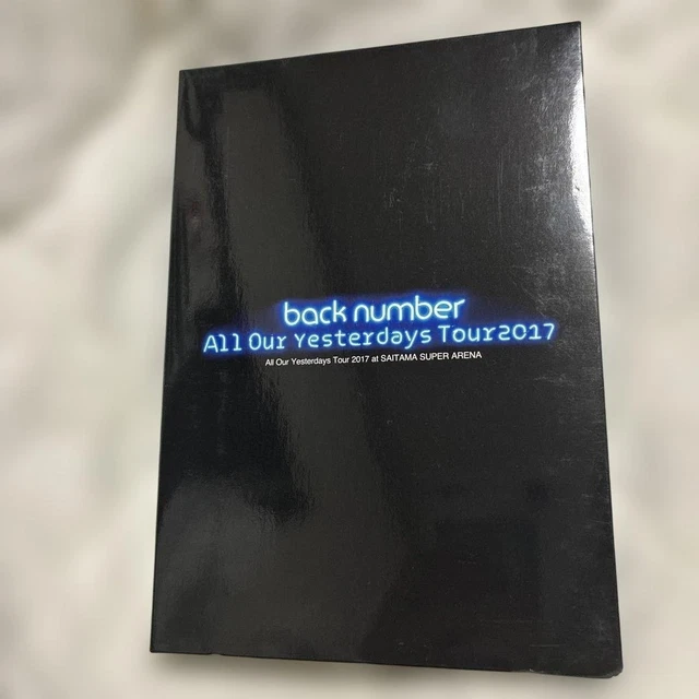 BACK NUMBER ALL Our Yesterdays Tour 2017 DVD First Limited Edition