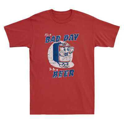 It's A Bad Day To Be A Beer Funny Drinking Beer Saying Gift Retro Men's T-Shirt