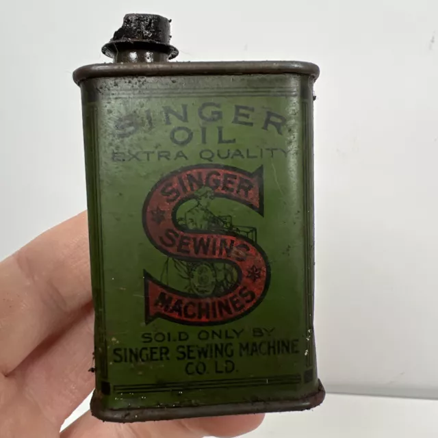 Vintage Singer Sewing Machine Household Oil Can