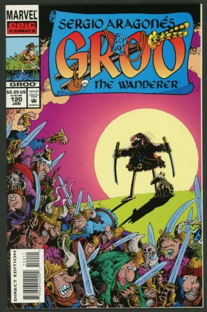 Sergio Aragones Groo the Wanderer #120 Marvel Epic Last Final Issue Low Print