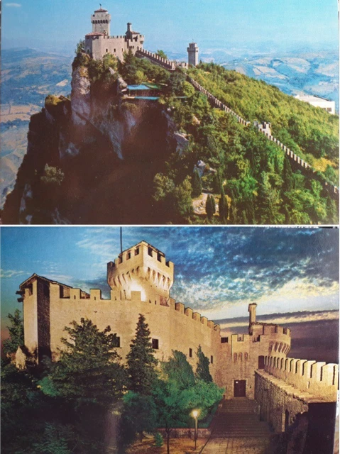 LOTTO 2 Cartoline REPUBBLICA DI SAN MARINO - SECONDA TORRE 1980