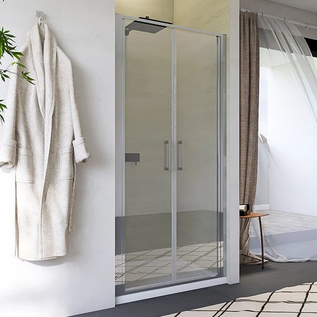 Porta Doccia 70 cm Saloon Trasparente Reversibile - Spazio