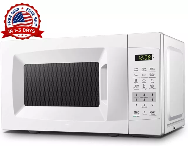 Horno microondas pequeño blanco electrométicos para cocina microhondas nuevo