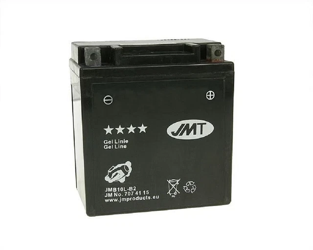 Gel-Batterie YB14L-B2 12V/14AH, +Pol Rechts, Für Honda CBR 1000 F SC24 Bj. 89-00
