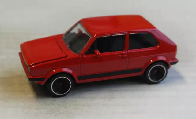 Majorette Premium Cars VW Volkswagen Golf 1 GTI rot Auto Car Klassiker red rosso