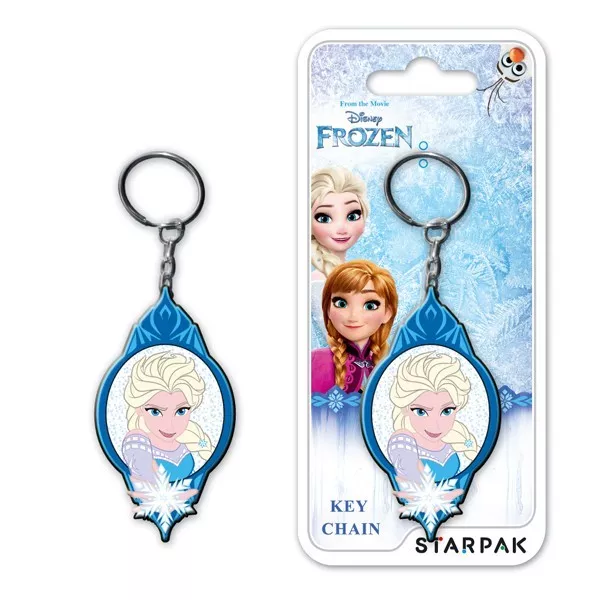 Disney Frozen Eiskönigin Gummi Schlüsselanhänger Elsa NEU NEW rubber keychain