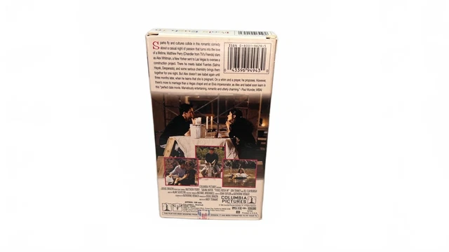 FOOLS RUSH IN VHS 90s Romcom Matthew Perry Salma Hayek Romantic Comedy ...