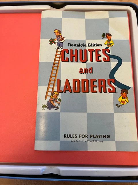 CHUTES AND LADDERS Nostalgia Tin Edition Board Game Vintage WS Game ...
