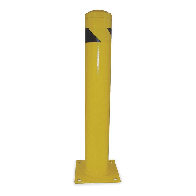 GRAINGER APPROVED 1GUD8 Safety Bollard,H42In,Dia 5 1/2In,Yellow