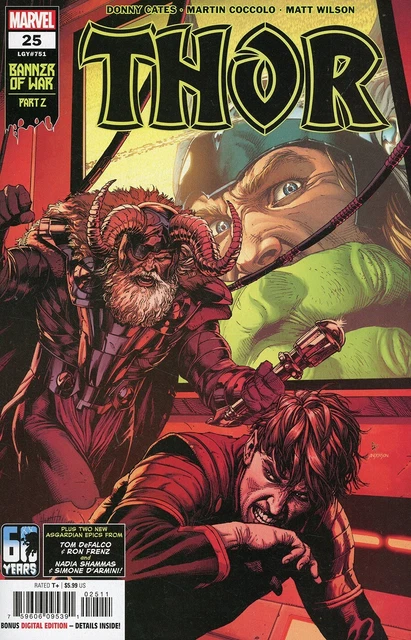 Thor #25 2022 Unread Gary Frank Main Cover Marvel Comic Book Donny Cates
