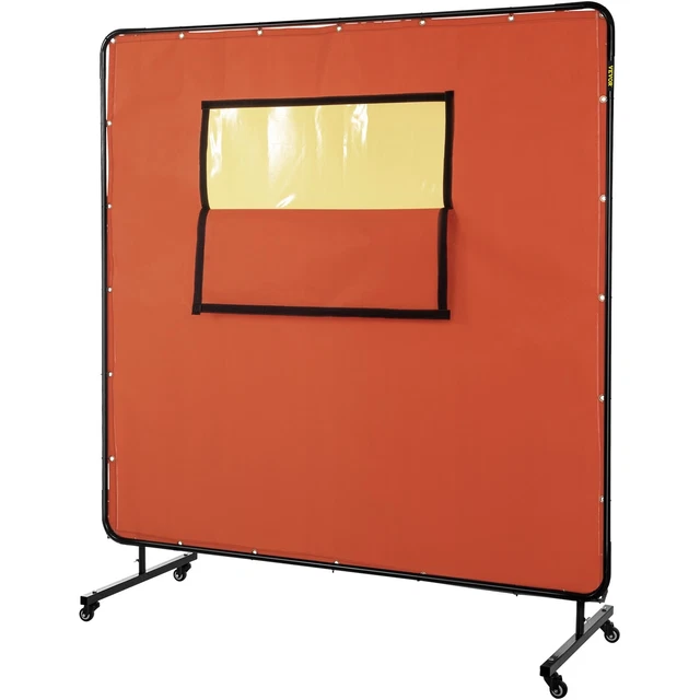 6' X 6' Metal Frame Welding Curtain - Free Shipping