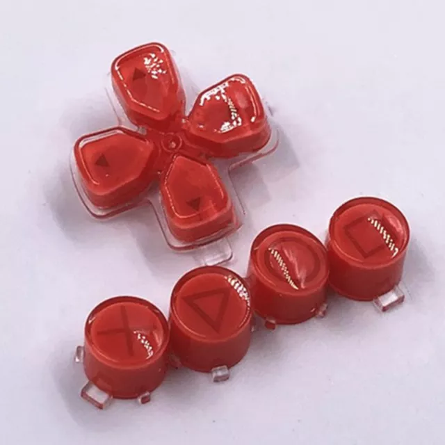 Replacement Crystal Key Button D-pad Key ABXY Buttons for PS5 Game Controller ## 3