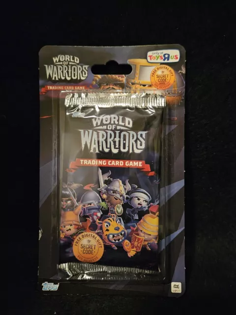 World of Warriors Trading Card Game sealed boxed pack 2015 Topps