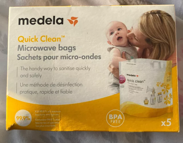 Baby Bottles Steriliser Bags Travel Holiday Microwave Bag Medela