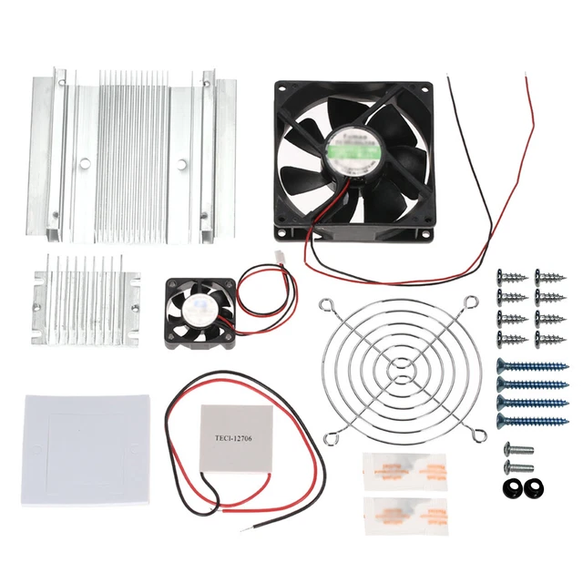 TEC1-12706 Heatsink Thermoelectric Cooler Peltier Module Cooling System Kit A0L6