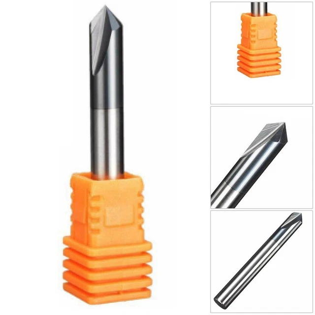 Fresa di smusso materiali più duri 6 mm massiccia: rivestimento acciaio tungsteno