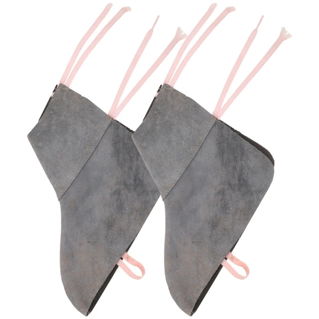 1 Pair Welding Shoes Covers Welder Boot Protective Covers Cowhide Welder Shoe 3
