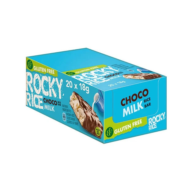 Barretta a sbuffo Benlian Rocky Rice barretta cioccolato senza glutine 20 x 18 g NUOVA MHD 8/23