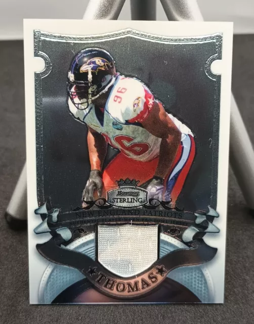 Adalius Thomas 2007 Bowman Sterling Pro Bowl Jersey #BSVR-AT Patriots @357