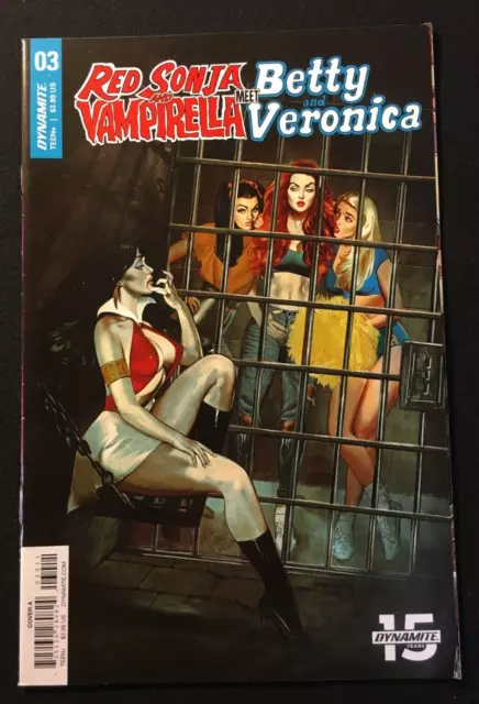 Red Sonja and Vampirella meet Betty and Veronica 3 Variant Fay Dalton Archie V 1