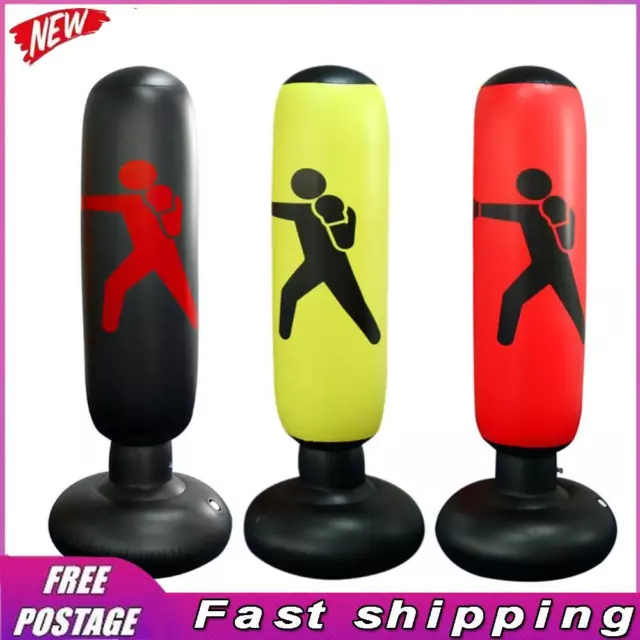 Inflatable Boxing Bag Training Pressure Relief Exercise Punch Standing Sandbags