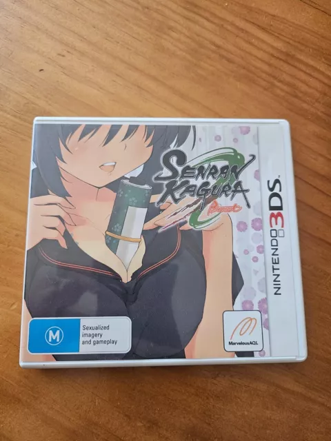 Nintendo 3DS Senran Kagura Shoujotachi no Shinei & Burst 2 game set Japan