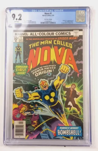 Nova #1 (1976) Vol 1 Marvel Comics First Appearance Of Richard Rider