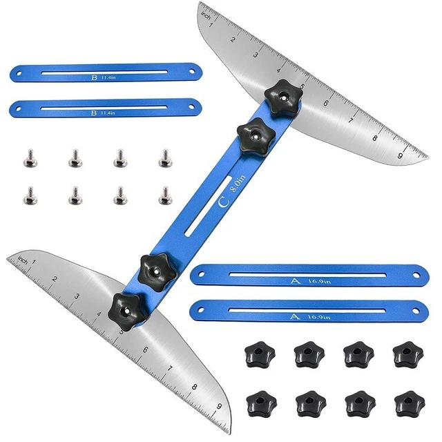 Stair Jig Measuring Stair Shelf Scribe Tool Stair Treads Gauge Template Tool Stair Jig Measuring Stair Shelf Scribe Tool Stair Treads Gauge Template Tool
