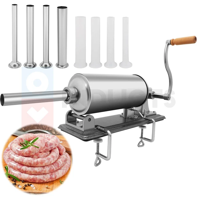 3L Sausage Stuffer Maker Manual Horizontal Manual Sausage Maker Machine