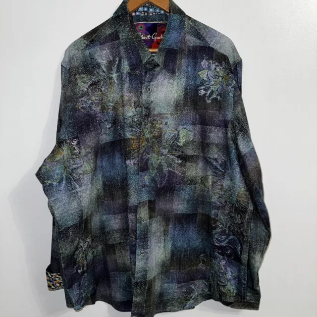 Robert Graham Classic Fit Molaa Bay Sport Shirt Size 3XL