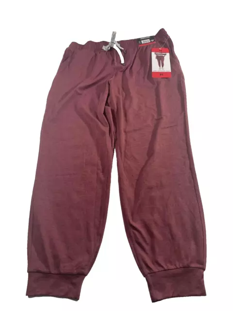 Kirkland Signature Ladies Lightweight Jogger, Size: M, Burgundy (b)