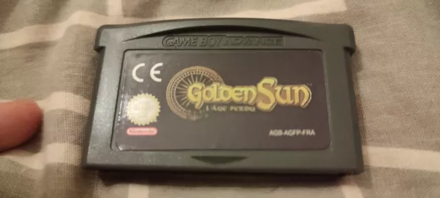 FRANÇAIS Golden Sun L'âge perdu Nintendo Game Boy Advance gba ds l'age lost age
