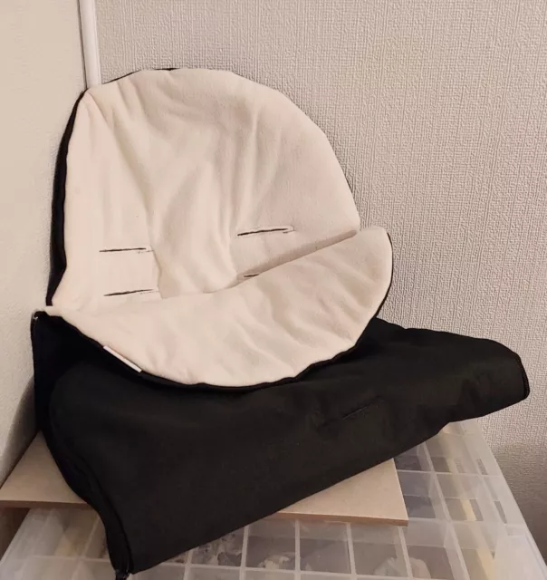 Baby Mam Universal Pushchair Stroller Fleece-Lined Footmuff Cosy Toes Cream NEW
